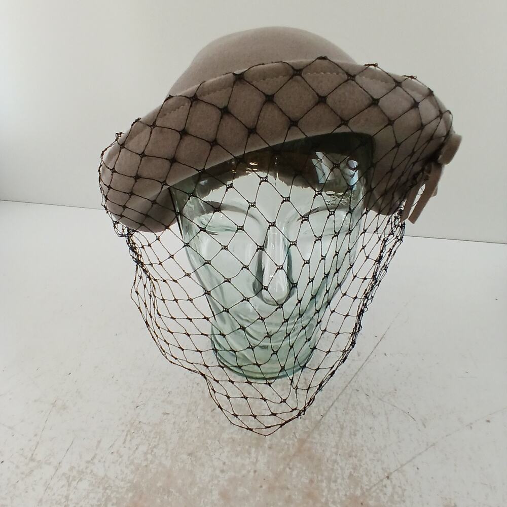 Vintage Women’s Cloche Hats Lot of 3 Felt Wool 1920s 1930s Style - Picture 5 of 16